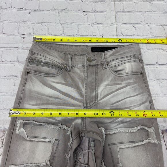 Rockstar Original Men Stacked RSM 225 Flare Denim Jeans Size 30 Hallie C053 -24 - Picture 2 of 16